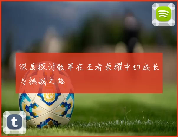 深度探讨张军在王者荣耀中的成长与挑战之路
