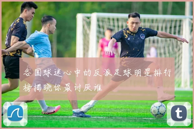 各国球迷心中的反派足球明星排行榜揭晓你最讨厌谁